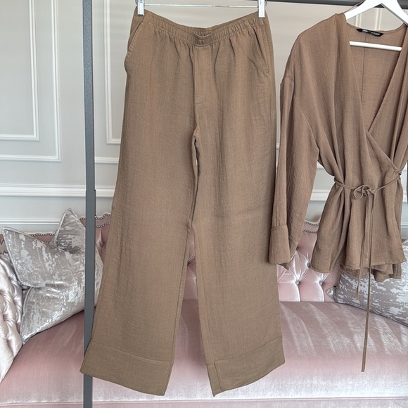 NWOT ZARA RUSTIC WRAP KIMINO SIZE LARGE - Picture 10 of 17